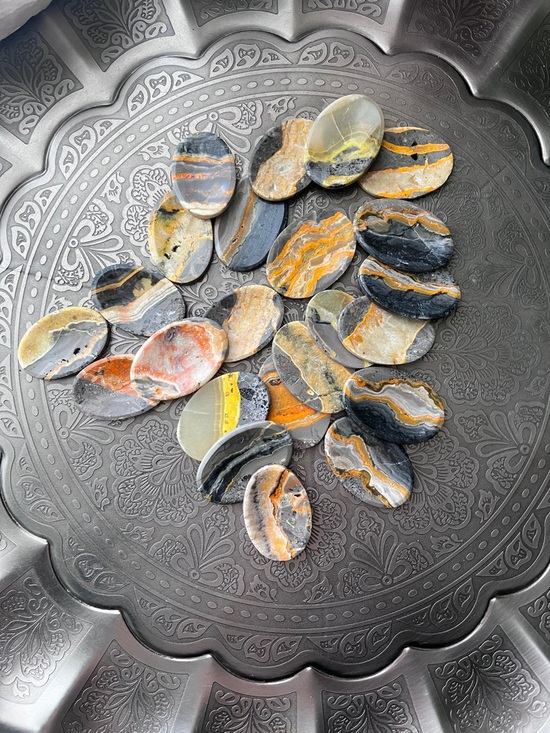 Overthemoon2020 Other - Bumblebee Jasper worry stone
